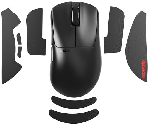 Pulsar Gaming Gears Supergrip Lot de Bandes antidérapantes pour Xlite v3 Grande capacité d'absorption de la Transpiration Anti-dérapant sans résidus 0,5 mm