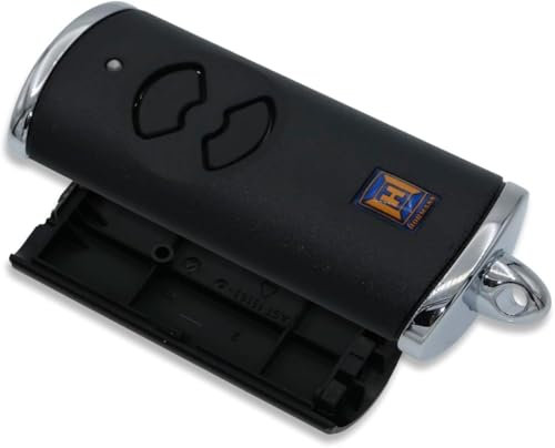 Hörmann Handsender Cover HSE2BS schwarz Struktur matt Leer Gehäuse ohne Batterie ohne Platine Ersatzteil Ober- und Unterschale