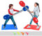 Pugil Sticks Inflatable Games Inflatable Garden Toys Inflatable Gladiator Battle Duel Comes with a Small Water Gun in a Random Color Suitable for Children over 5 Years Old (Red Blue)