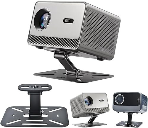 Mini Beamer Halterung Ständer,Multifunktionaler Beamer Halterung,für Projektor Wall Ceiling Mount,360°Drehbar,für Projektor mit 1/4 Zoll Schraubschnittstelle Projektorhalter