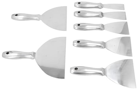 ZAICOLER Putty Knife Set, 7st Putty Knife Taping för Att Sprida Gips för Att Reparera Gipsväggen Ta Bort Tapeter Applying Drywall Set Scraper Tool Drywall Tools