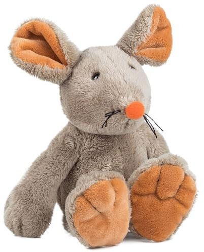 Plüsch Maus „Eddi“ – Schaffer 4751 - Kuscheltier Maus - weich & flauschig - Stofftier für Babys & Kinder ab 0 Jahren – waschbar - Größe S - 22 cm - grau