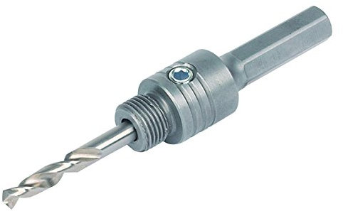 wolfcraft Adaptador con broca centradora para sierras de corona BiM I 5958000 I Accesorios para sierras de corona BiM