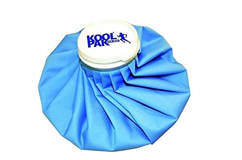 Koolpak Sac de Glace Réutilisable 17cm – Thérapie Froid Uniquement, Tissu Plissé Étanche, Large Ouverture – Soulagement Douleur, Entorse, Sport