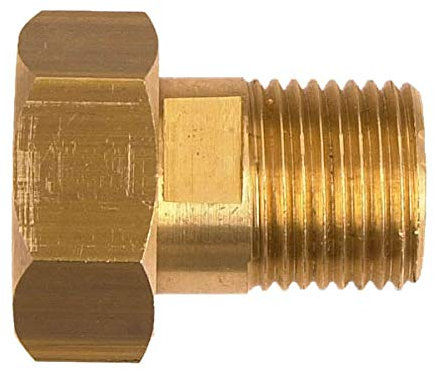 Raccord laiton compteur Mâle 1/2 Femelle écrou libre 1/2