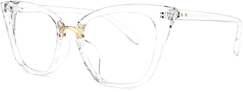 Zeelool Cat Eye Blue Light Blocking Glasses for Women Martha ZOP01899-02 Crystal