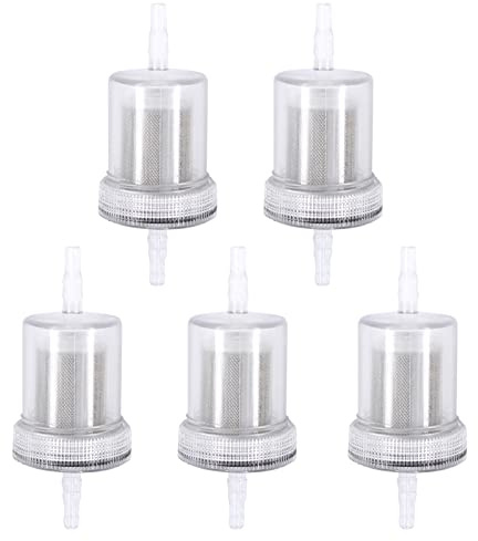 5Pcs Inline Oil Fuel Filter 4mm