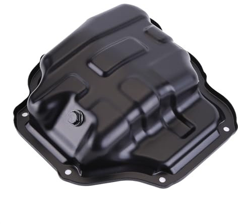 Asudaro 111105H61A Auto Motor Ölwanne Ersatz Ölwannendeckel kompatibel mit Renault Megane III Scenic III 1.4 TCE Ölwanne Stahl Öl Oan Stahlboden Ölwanne Deckel Ölwanne Öl-Auffangwanne