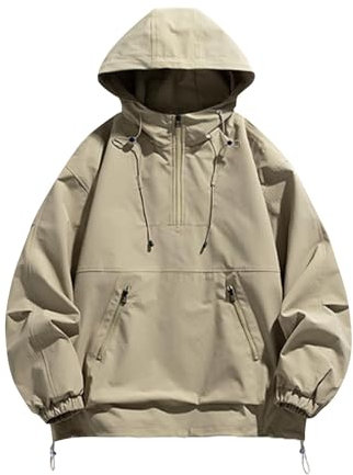 SRZYMJ Windjacke Herren Leicht Softshelljacke Für Mit Kapuze Sommer Wandern Fleece Pullover Trachtenjacke Regenjacken Softshelljacke Für Mit Kapuze Sommer Kaffee Herren Fliesjacke Mit Reissverschluss