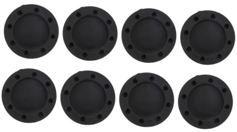 DIYEAH 8piezas Almohadillas Antideslizantes para Mejorar La Altura Pies Negras Almohadillas Antivibración para Lavadora Patas De Lavadora Uso Lavandería