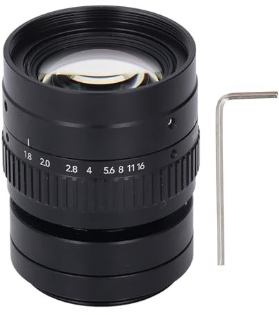8k5UM Industrial Lens 35mm F1.8 Wide Angle Camera Lens M42 Alloy Construction LCD Semiconductor Inspection