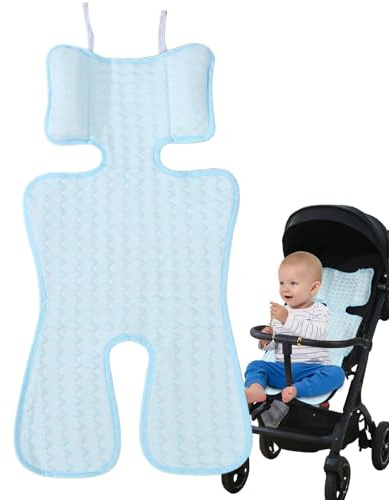 ZHUMCCY Almohadilla Refrescante para Cochecito De Bebé, Cojin De Refrigeración para Cochecito Colchoneta Silla Paseo Verano Cómodo Y Lavable para Asientos De Coche Y Tronas