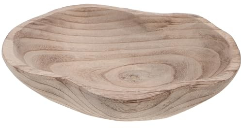 Yardwe Vasca Rustica per Uccelli in Legno Naturale da Giardino Ciotola per Bagno e Abbeveraggio di Farfalle e Colibrì Fontana per Esterno per Fauna Selvatica e Impollinatori Facile da
