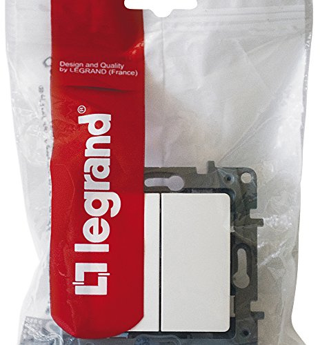 Legrand 664702 Wechselschaltereinsatz Niloé, 10 AX, 250 V ~, weiß