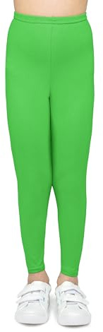 looksy Leggings de Algodón para Niña Largo hasta el Tobillo Suaves y Transpirables Pantalones para Niñas de 3 a 13 Años para Colegio Baile Deporte Disponibles en Colores Clásicos y Vivos