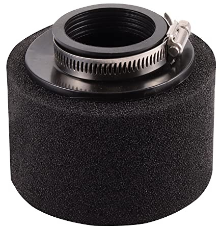 GOOFIT 48mm Filtro Aria Spugna Nero Doppio Strato Bocca Dritta Sostituzione Per 50cc 70cc 90cc 110cc 125cc 150cc Moto Go Kart Dirtbike Atv Quad Scooter