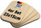 DEKOFANT Holzbrettchen 4 Set 23x15x1cm Frühstücksbrettchen Holz abgerundet Ahorn unbeschriftet natur