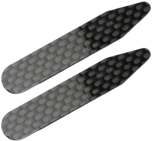 Lpitoy Rinforzi per Colletto, 2 Pezzi Stecche per Colletto per Camicie Eleganti da Uomo, Inserti per Colletto per Camicia Elegante Linguette per Colletto Stecche per Colletto da Uomo