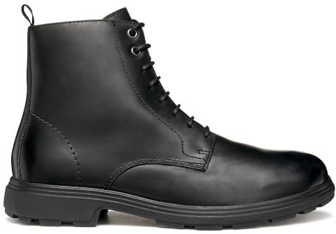 Geox U MEIERN - Stivale da uomo, taglia 40 EU, colore: Nero, Nero, 40 EU