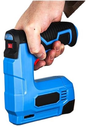 Sparachiodi Elettrica, Pistola sparachiodi senza fili for cucitrice elettrica con batteria al litio da 1500 mAh Pistola for graffette ricaricabile USB Mobili Cornice in legno Strumento fai da te per D