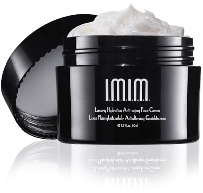 Crema Viso Antirughe Idratante - IMIM Crema Antirughe Donna e Uomo - Trattamento Giorno e Notte - Formula Luxury per Pelle Liscia e Compatta - Effetto Liftante e Idratante - 50g