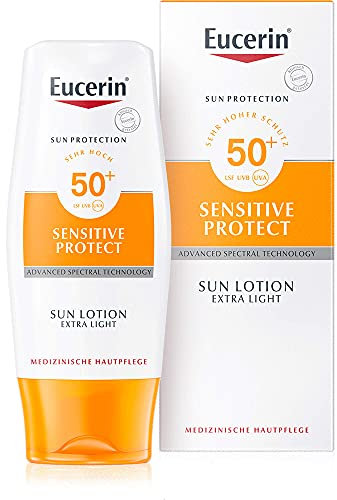 Eucerin Sensitive Protect Sun Lotion Extra Light LSF 50+, 150 ml Lotion