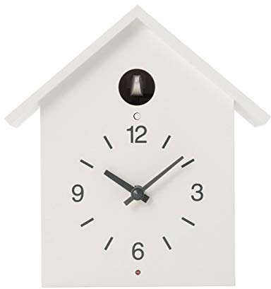 Muji Cuckoo Clock, White, Large