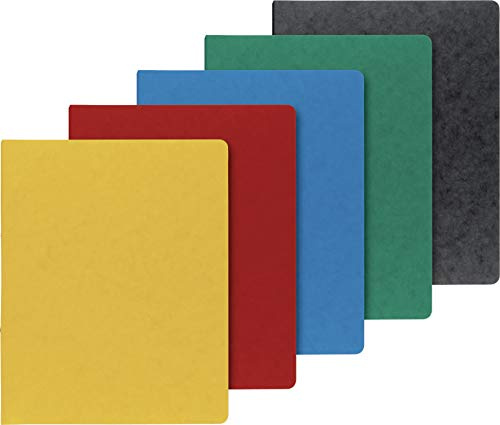 Baier & Schneider Brunnen 1065508, Ringbuch A4, Hochwertiger Pressspankarton 600 g/m², Fact!Plus, 10 Stück (4 Ringe, 30 mm Füllhöhe) 5 Standardfarben