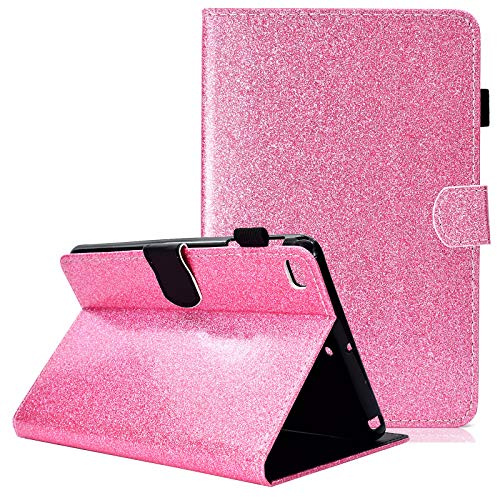 Dteck Case for iPad mini 5/4/3/2/1, Protective PU Leather Smart Folio Case with [Auto Wake Sleep/Adjustable Viewing Stand Angle] Magnetic Shockproof Cute Slim Thin Cover for iPad mini 7.9 Inch, Pink