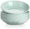 LOVECASA, SWEET Serie Suppenteller Suppenteller aus Porzellan, 6-teilig, 21 cm, 550 ml, Pure Farbe