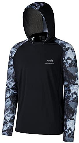 Bassdash Chemise de pêche à Manches Longues UPF 50 pour Homme
