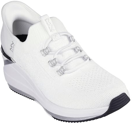 Skechers Tenis The Triple Wedge-Dallis para Mujer, Blanco, 38 EU