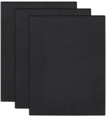 BENECREAT 3 Blatt 3mm Schwarze Schaumstoffplatten, 30x40cm Rechteckige Schaumstoff PVC Platte Zur Montage von Plakaten Kunsthandwerk Modellieren Kunst Anzeige Schulprojekte
