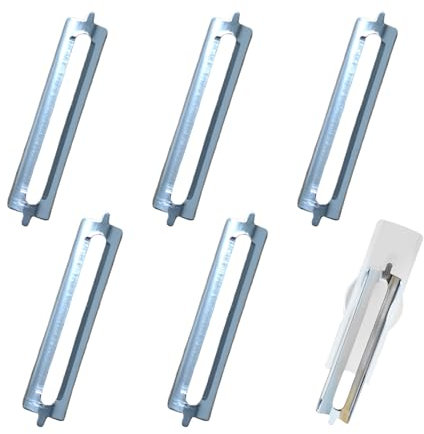 Pack of 6 Peeler Tupper, Peeler for Tupperware Replacement Parts, Stainless Steel Replacement Blades, Paring Knife, Replacement Blade for Potato Peeler, Vegetable Peeler, Turbo Asparagus Peeler,