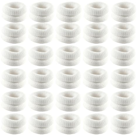 YCSHIPO 30pcs Finger Bandages Tubular, Cotton Finger Cots for Protection & Recovery, Adjustable Fingers Sleeve for Kitchen & Crafting