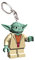 IQ Lego Star Wars - Yoda Schlüsselanhänger mit LED-Taschenlampe Spielzeuggeschenke für Kinder - 76 mm große Figur - 2 CR2025 Batterien enthalten