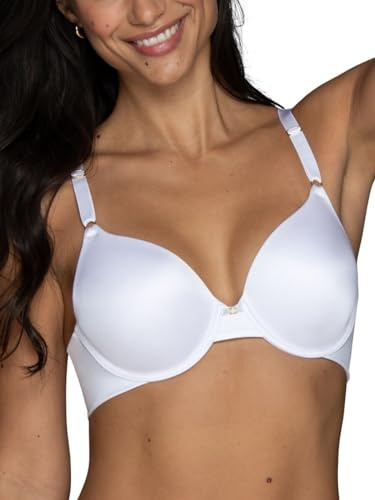 Vanity Fair Women's Full Coverage Beauty Back Smoothing Bra (34B-42D), Underwire-White, 38C