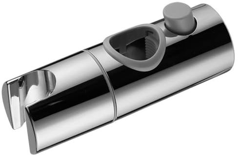 Schläfer | 8126025 - Handbrausehalter Gleiter Schieber Universal Brausehalter für Wandstange 25 mm, Gleitschieber Brausehalter für Duschstange, Kunststoff Verchromt, Chrom