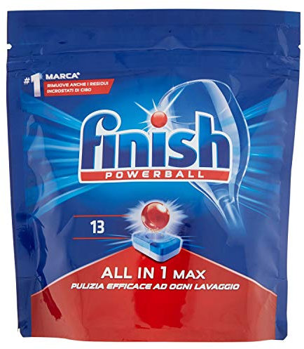 Finish All in 1 Max Pastiglie Lavastoviglie, Regular, 13 Tabs