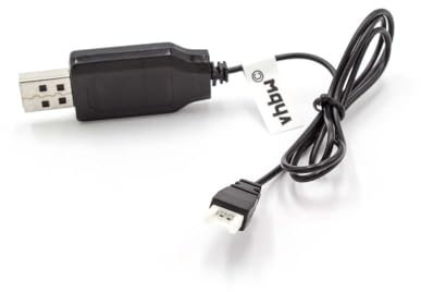vhbw USB Ladekabel kompatibel mit Hubsan H107L C, H107L C D, U816, V930, V977, X4 H107 Drohne, Quadcopter - 50cm Ersatzkabel
