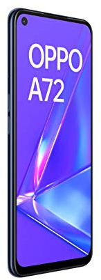 OPPO A72 - Smartphone portable Débloqué (128 Go/4 Go RAM - Double Sim - Android 10.0) Twilight Black