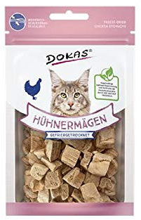 Dokas Cat Snack Hühnermägen gefriergetrocknet 12g (Menge: 6 je Bestelleinheit)