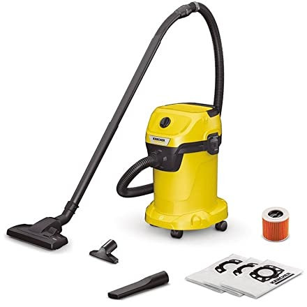 Karcher WD3, Aspirateur Home S/B 1000W, Multicolore, 1000 W, 19 liters