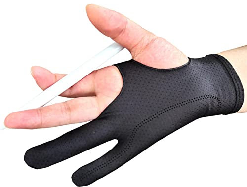 Zeichenhandschuh Für Grafiktablett Graphics Handschuh Antifoulingg Elastisch Artist Palm Rejection Glove Für Pen-Monitor Tablet Drawing XS-L