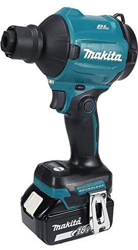 Makita DAS180RT - Soffiatore senza spazzole LXT agli ioni di litio, 18 V, con 1 batteria da 5,0 Ah e caricabatterie