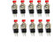 Switian 10 Stück Mini-Drucktaster SPST Momentan-Schalter 220V/2A - Rot Industriestandard Schaltknopf mit 6.8mm Gewinde für Elektroinstallation, Werkstatt & Modifikation