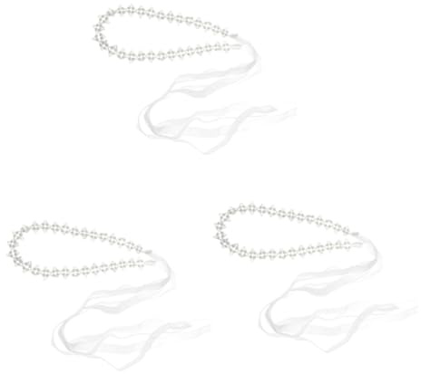 FRCOLOR Lot De 3 Colliers -tête Chics En Sterling Pour Femmes