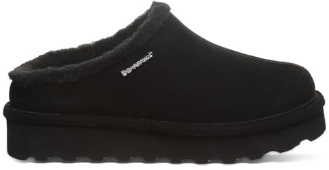 BEARPAW Women's Izzy Platform Lo Black Clog Size 10 | Women's Boots | Comfortable Winter Boot
