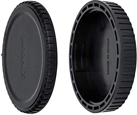 JJC Tapa de Cuerpo + Tapa del Objetivo de Cámara Digital para Nikon Z9 Z8 Z7 Z7II Z6 Z6II Z6III Z5 Z50 Z30 Zf Zfc & Objetivo Z Mount (Conjunto de 1)