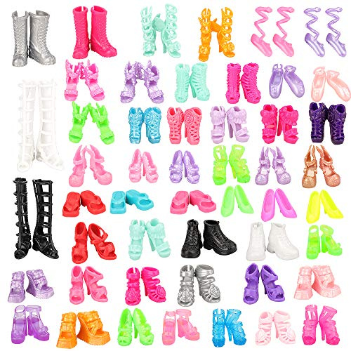 Miunana 50 PCS Zapatos Accessorio Aleatorio para 11.5'' 28 - 30 CM Muñecas
